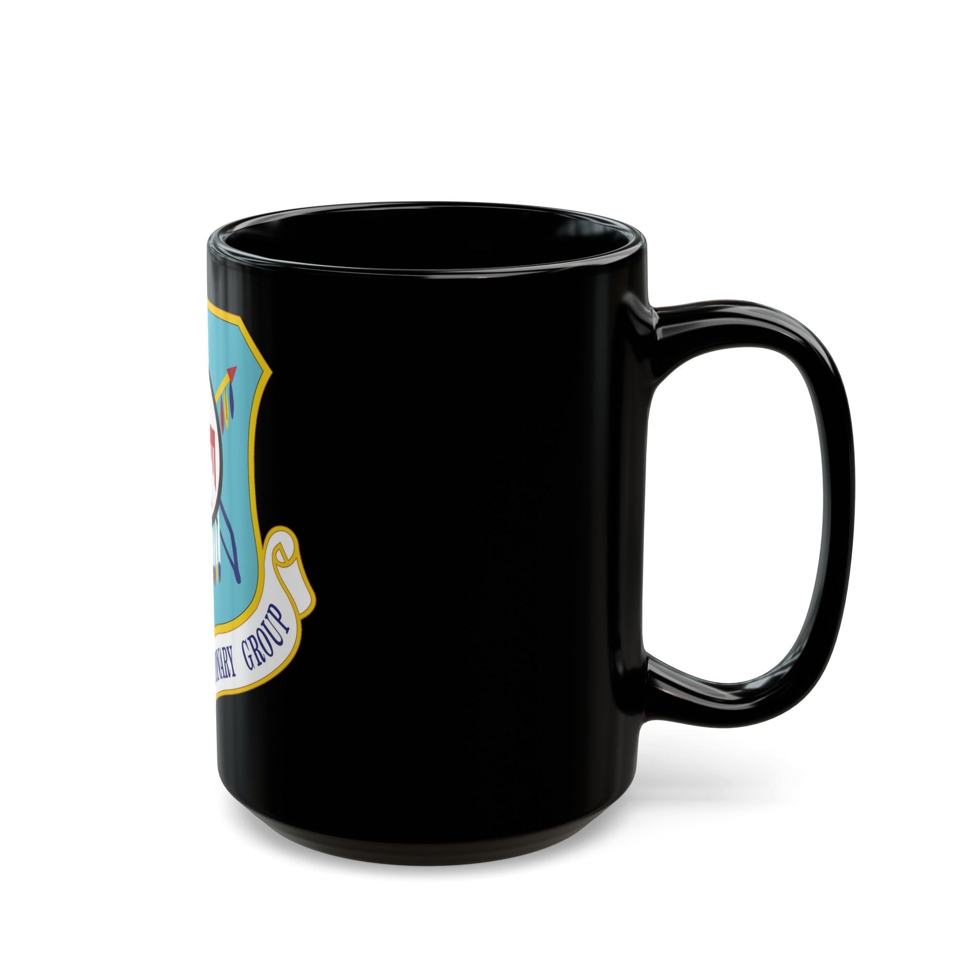 407th Air Expeditionary Group (U.S. Air Force) Black Coffee Mug-The Sticker Space