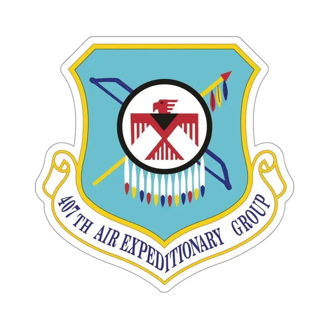 407th Air Expeditionary Group (U.S. Air Force) STICKER Vinyl Die-Cut Decal 6 Inch - The Sticker Space