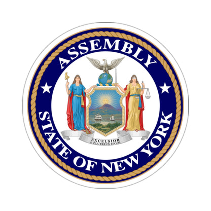 Seal of the New York State Assembly - STICKER Vinyl Kiss-Cut Decal