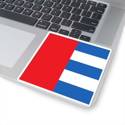 CHE Rhazuns Flag (Switzerland) STICKER Vinyl Kiss-Cut Decal