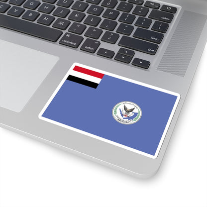 Flag of the Yemeni Air Force (Yemen) STICKER Vinyl Kiss-Cut Decal
