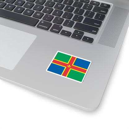 Flag of Lincolnshire (England) STICKER Vinyl Kiss-Cut Decal