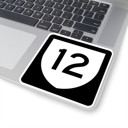 PR urban primary 12 (Puerto Rico) (Road Sign) STICKER Vinyl Kiss-Cut Decal