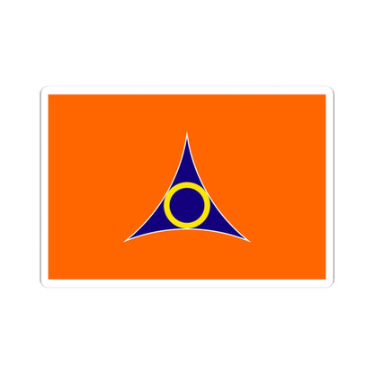 Flag of Ora Gunma (Japan) STICKER Vinyl Kiss-Cut Decal