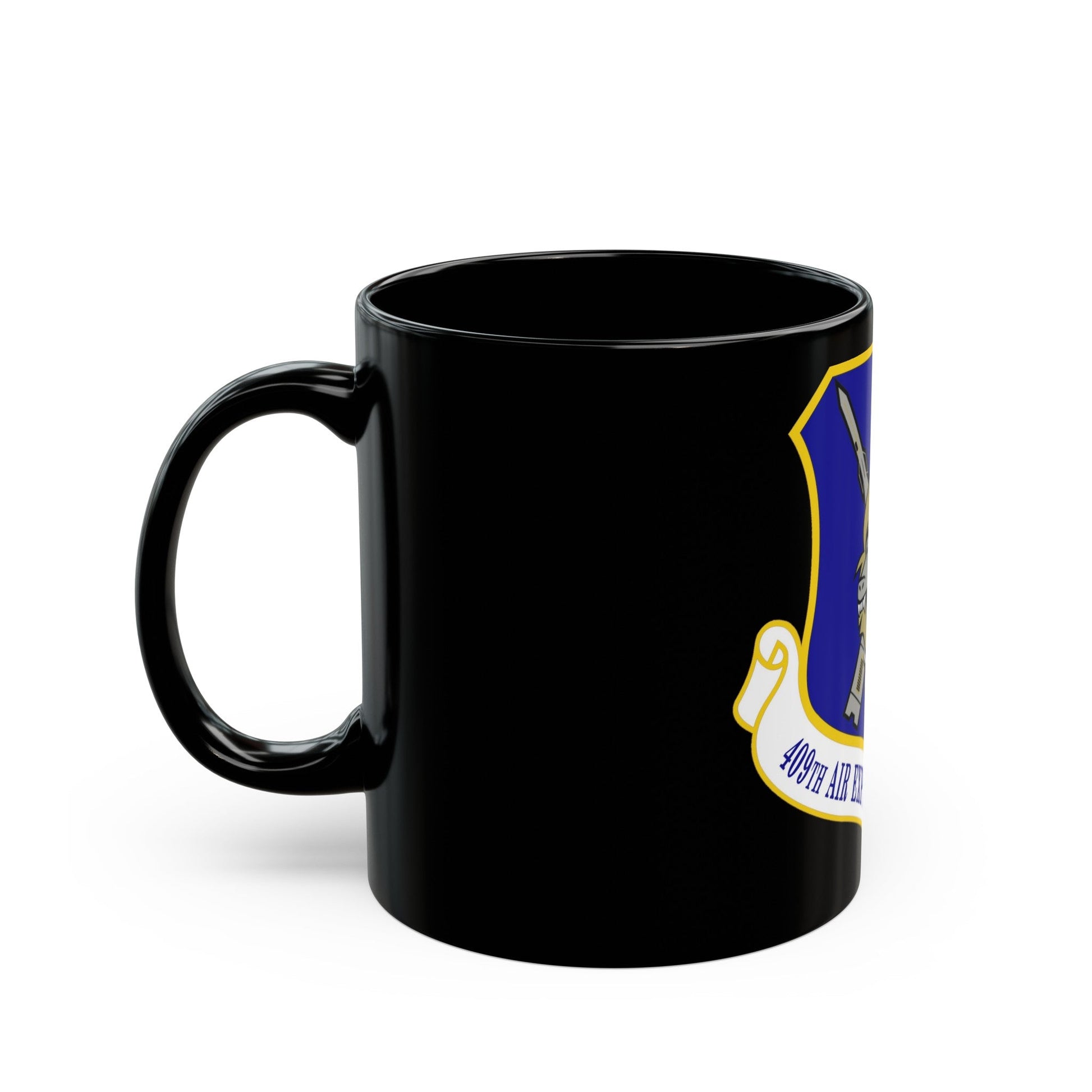 409th Air Expeditionary Group (U.S. Air Force) Black Coffee Mug-The Sticker Space