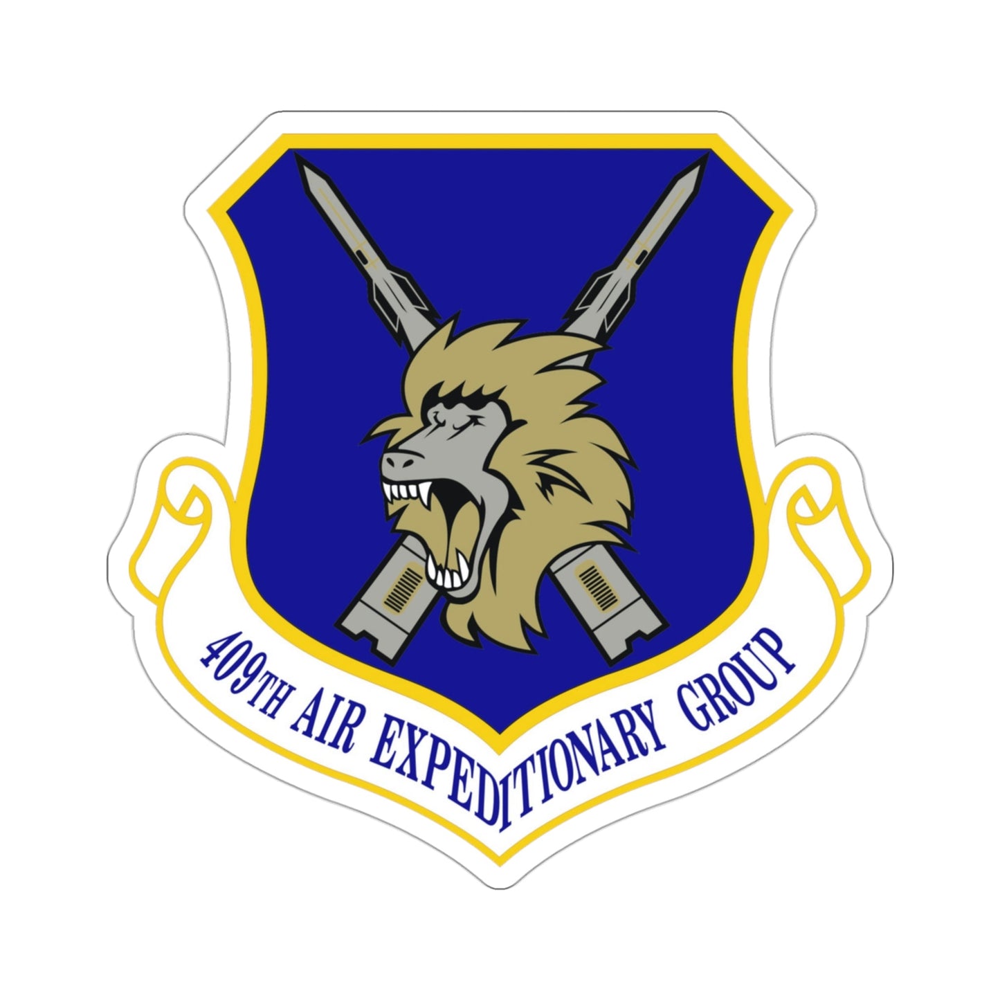 409th Air Expeditionary Group (U.S. Air Force) STICKER Vinyl Die-Cut Decal-3 Inch-The Sticker Space