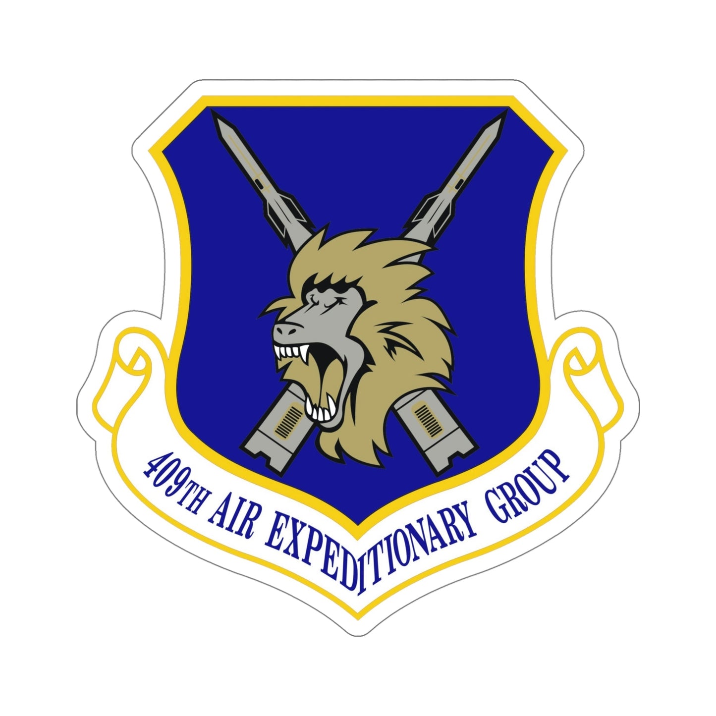 409th Air Expeditionary Group (U.S. Air Force) STICKER Vinyl Die-Cut Decal-5 Inch-The Sticker Space