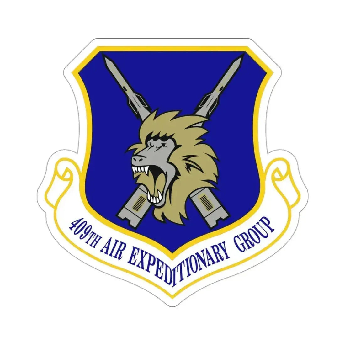 409th Air Expeditionary Group (U.S. Air Force) STICKER Vinyl Die-Cut Decal 3 Inch - The Sticker Space