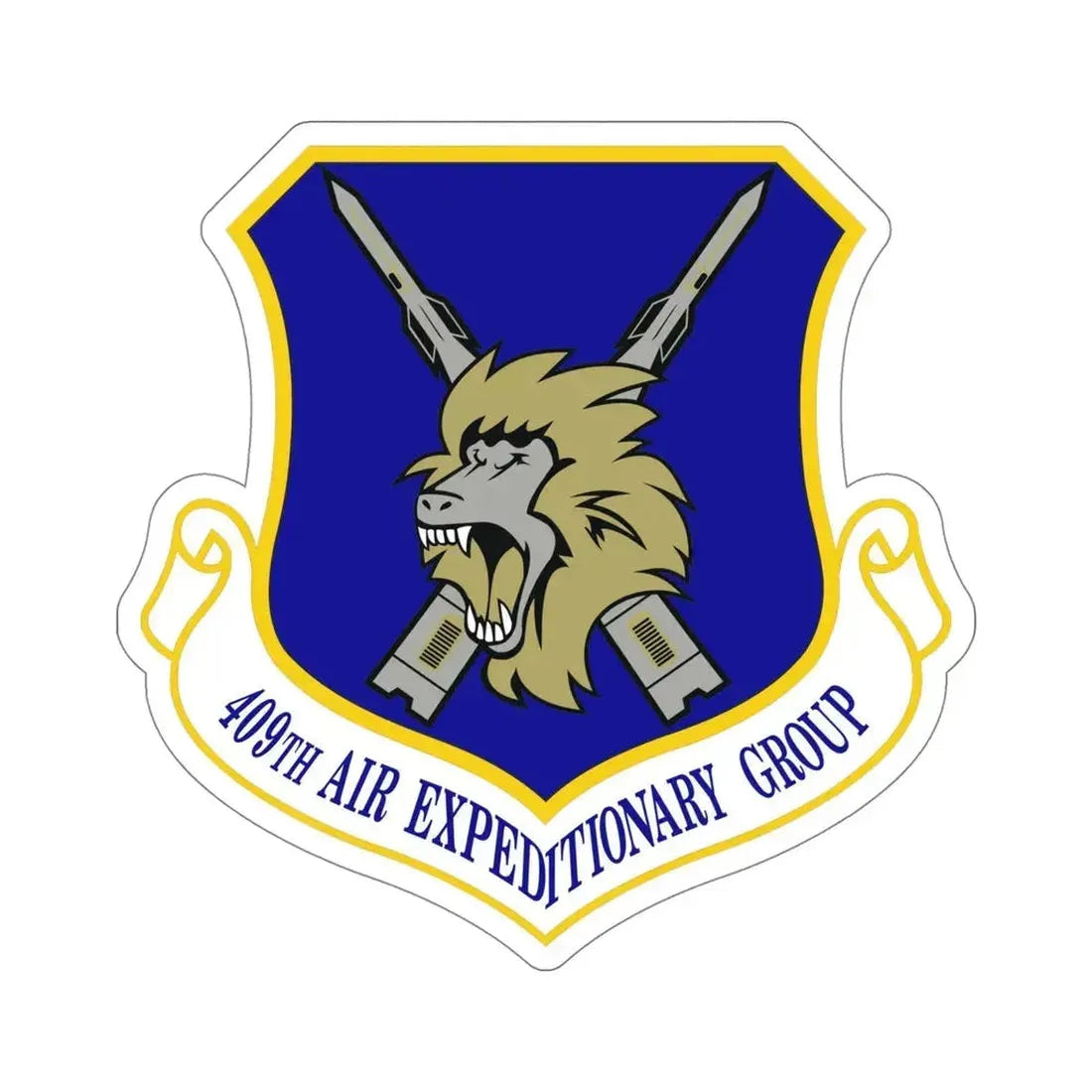 409th Air Expeditionary Group (U.S. Air Force) STICKER Vinyl Die-Cut Decal 5 Inch - The Sticker Space
