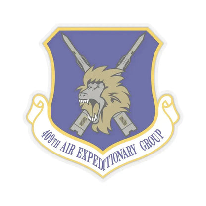 409th Air Expeditionary Group (U.S. Air Force) STICKER Vinyl Kiss-Cut Decal 4 Inch Transparent - The Sticker Space