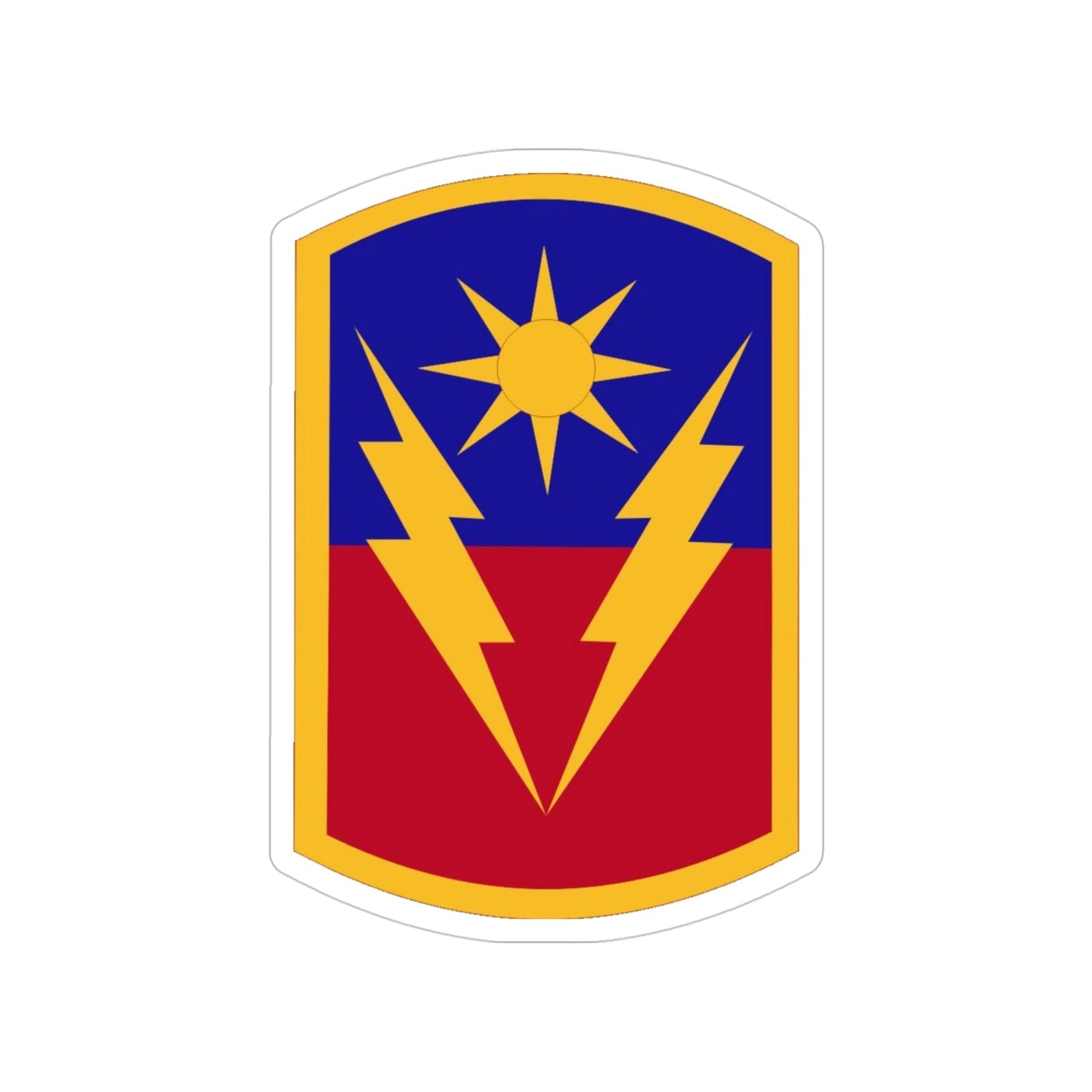 40th Armored Brigade (U.S. Army) Transparent STICKER Die-Cut Vinyl Decal-4 Inch-The Sticker Space