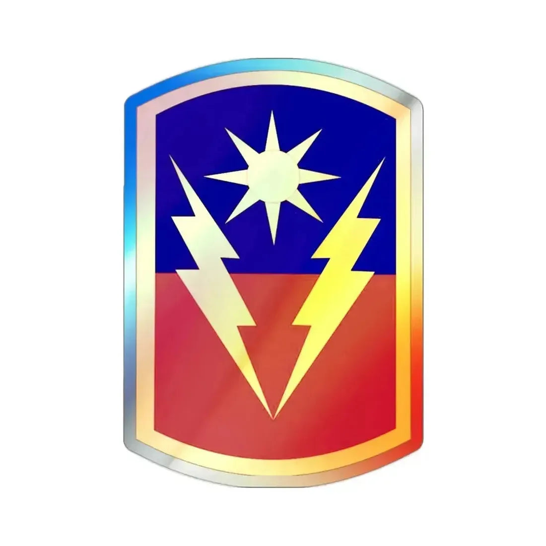 40th Armored Brigade (U.S. Army) Holographic STICKER Die-Cut Vinyl Decal 2 Inch Holographic - The Sticker Space