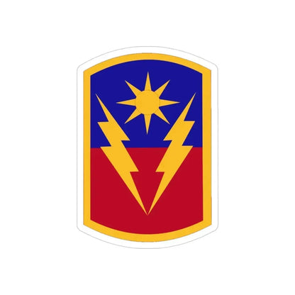 40th Armored Brigade (U.S. Army) REVERSE PRINT Transparent Die-Cut STICKER - The Sticker Space
