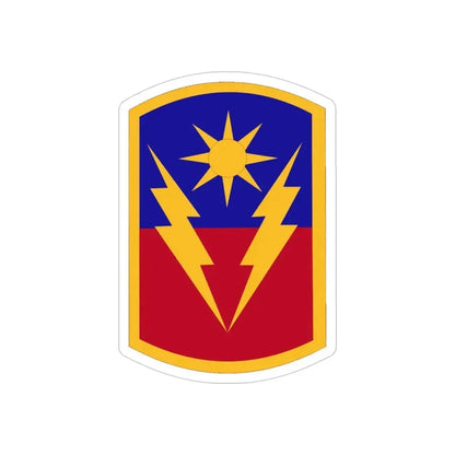 40th Armored Brigade (U.S. Army) REVERSE PRINT Transparent Die-Cut STICKER - The Sticker Space