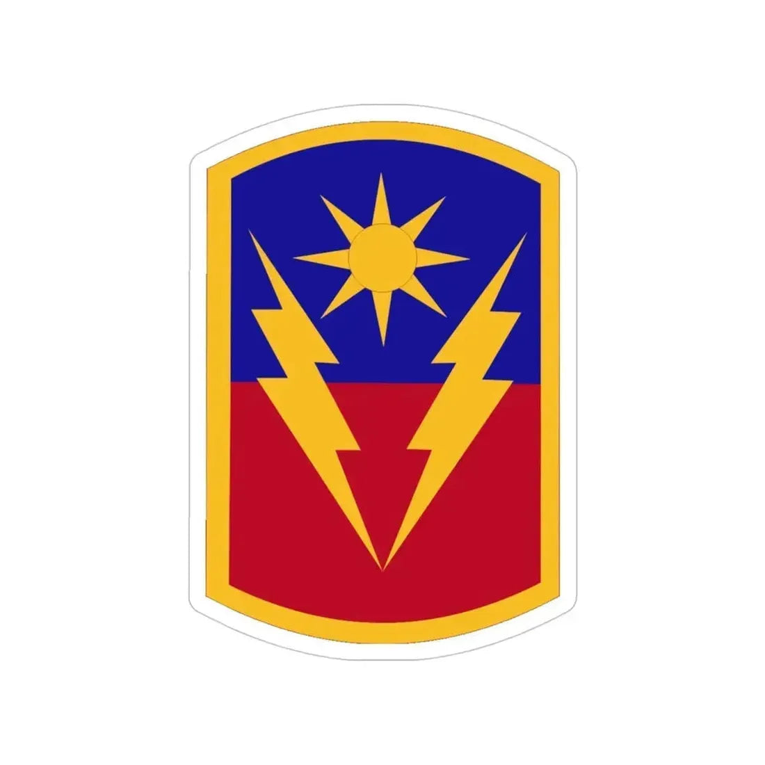 40th Armored Brigade (U.S. Army) Transparent STICKER Die-Cut Vinyl Decal 4 Inch - The Sticker Space