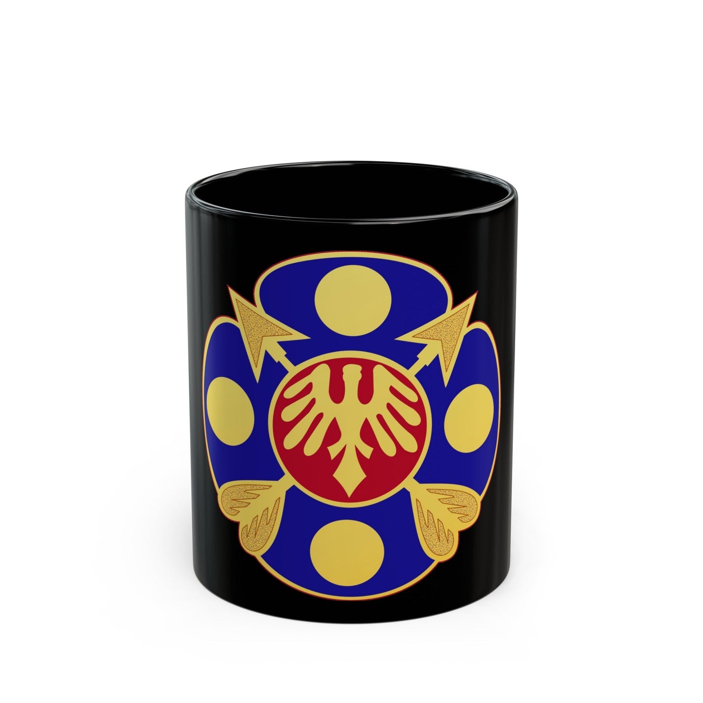 40th Artillery Brigade (U.S. Army) Black Coffee Mug-11oz-The Sticker Space