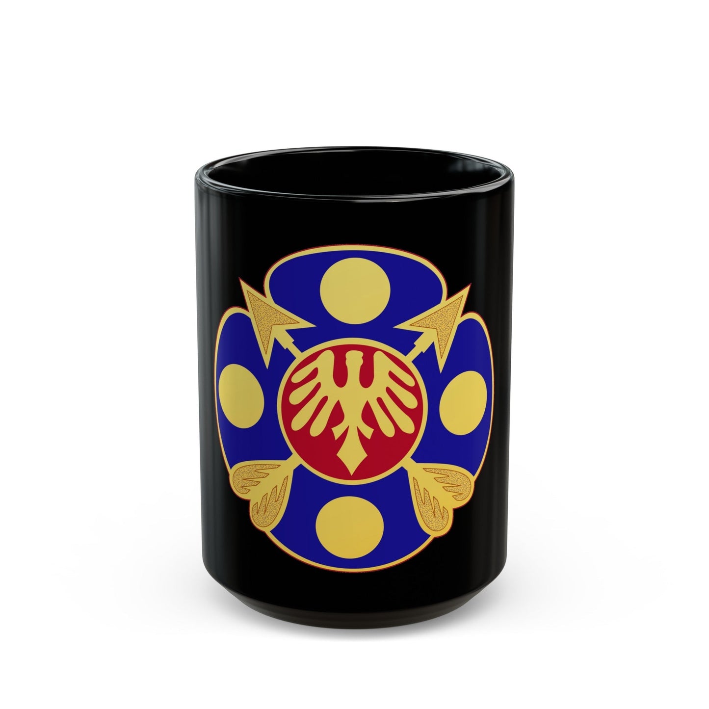 40th Artillery Brigade (U.S. Army) Black Coffee Mug-15oz-The Sticker Space