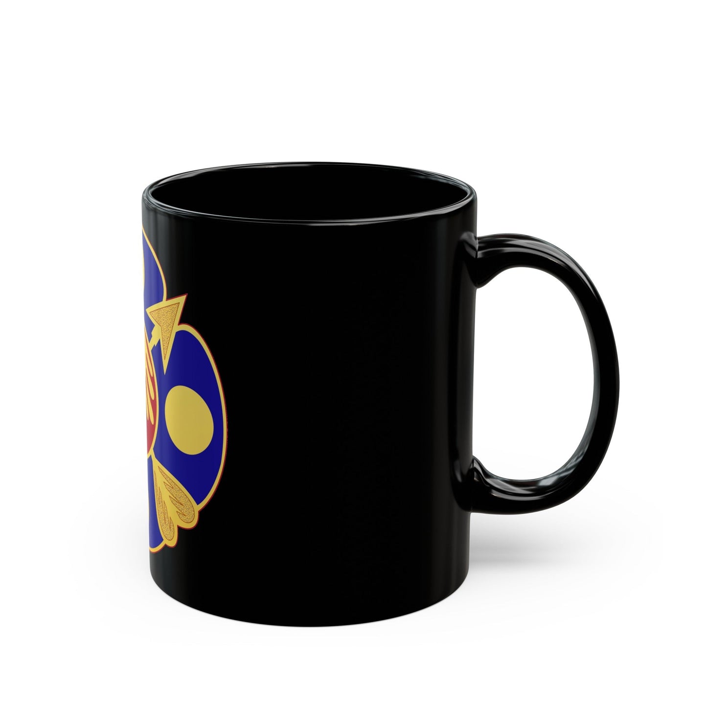 40th Artillery Brigade (U.S. Army) Black Coffee Mug-The Sticker Space