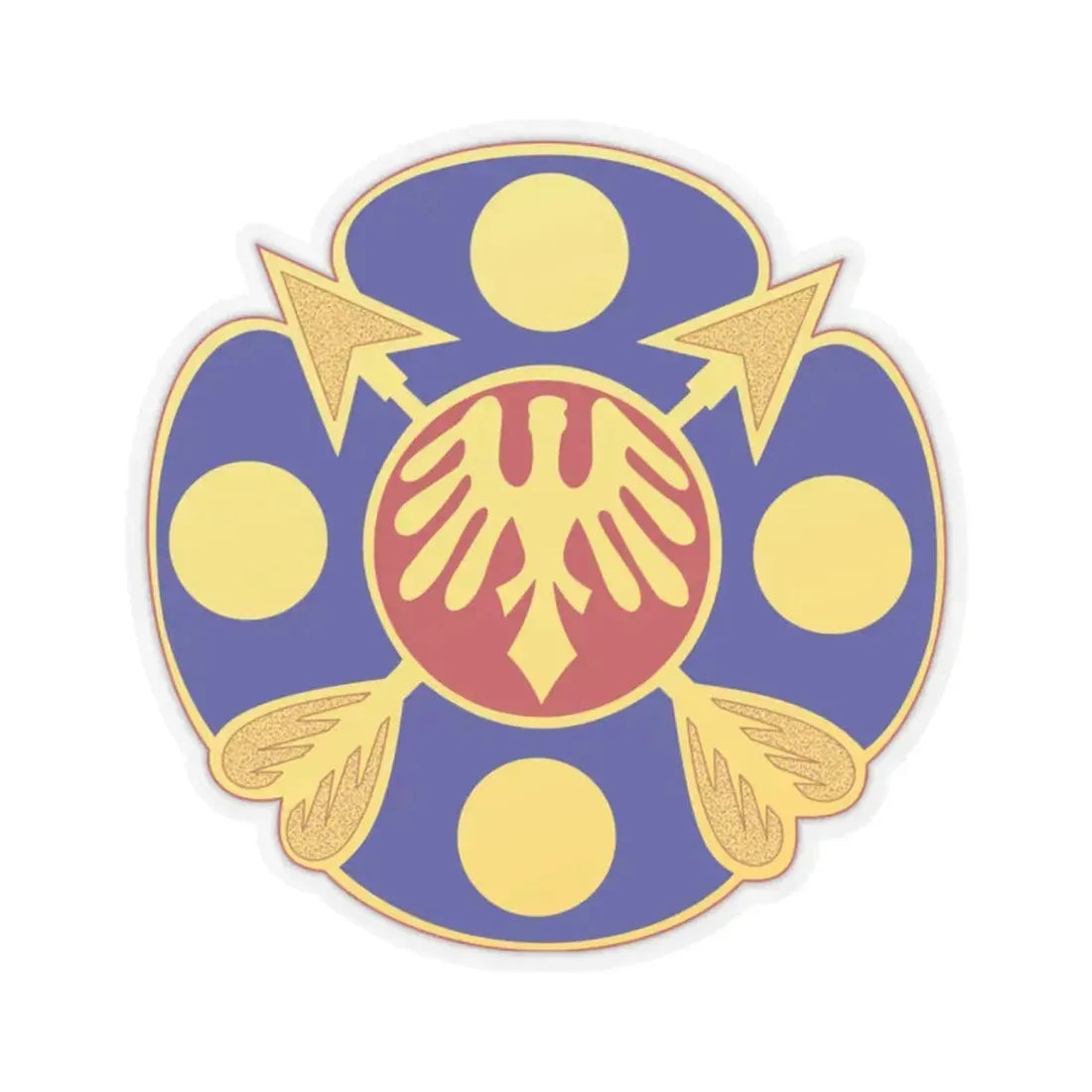 40th Artillery Brigade (U.S. Army) STICKER Vinyl Kiss-Cut Decal 2 Inch Transparent - The Sticker Space