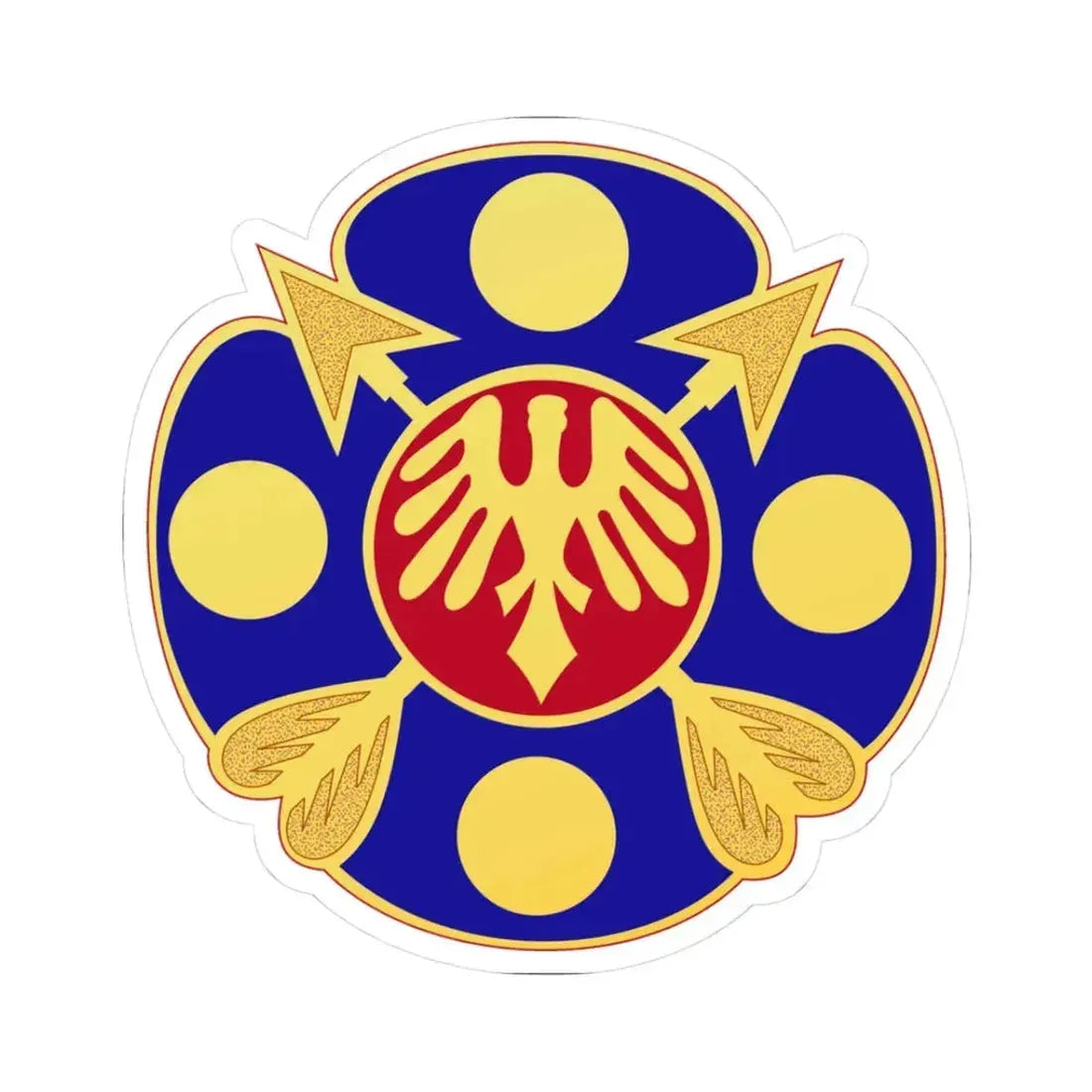 40th Artillery Brigade (U.S. Army) STICKER Vinyl Kiss-Cut Decal 3 Inch White - The Sticker Space