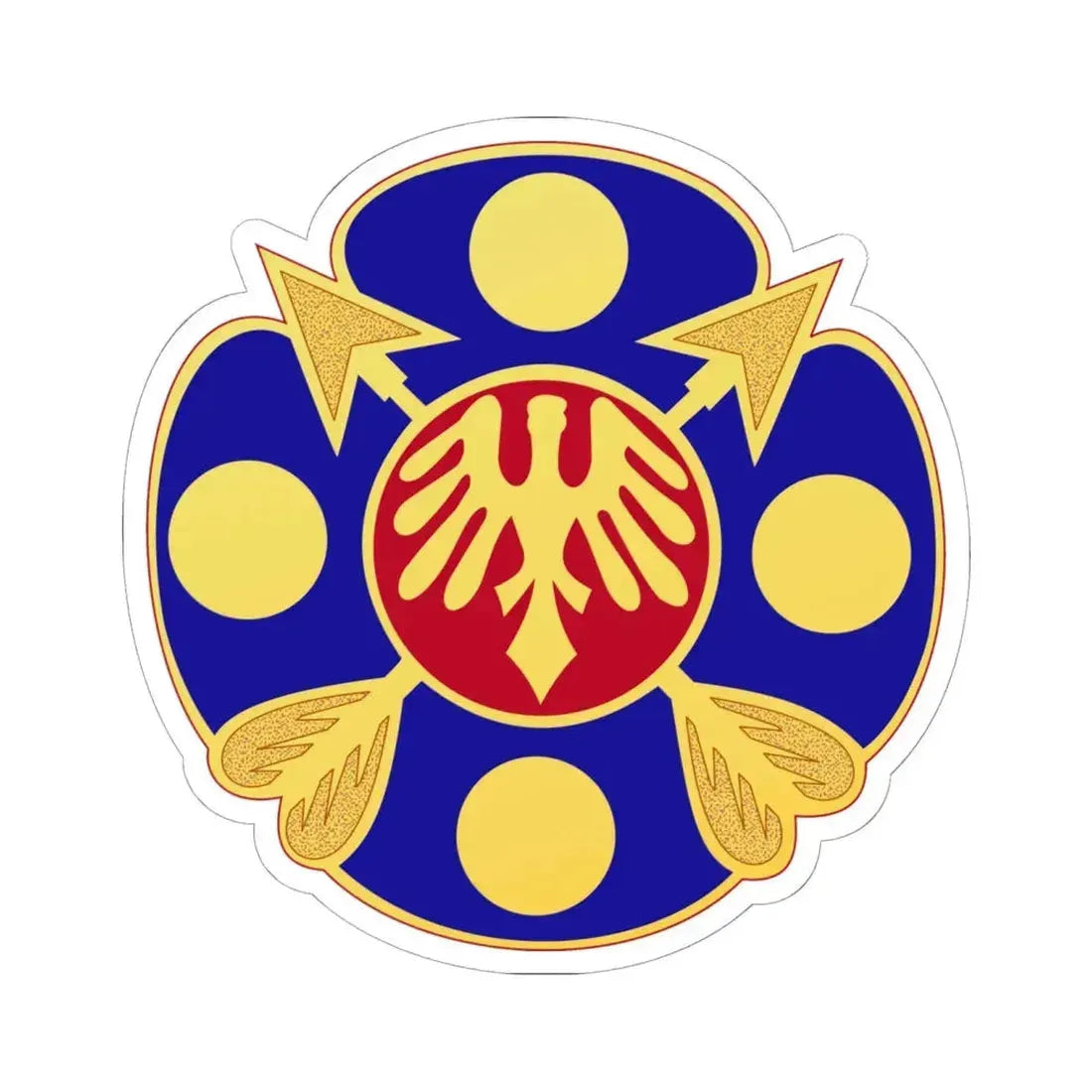 40th Artillery Brigade (U.S. Army) STICKER Vinyl Kiss-Cut Decal 6 Inch White - The Sticker Space