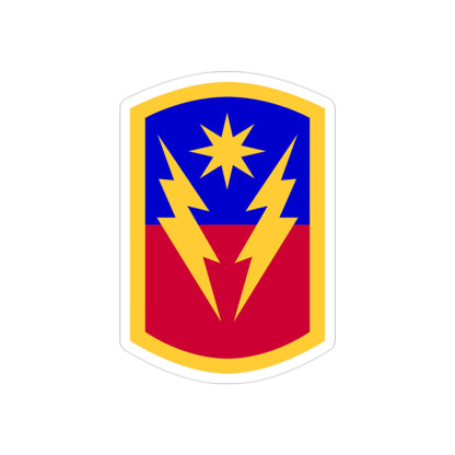 40th Infantry Brigade Combat Team SSI (U.S. Army) REVERSE PRINT Transparent STICKER-2" × 2"-The Sticker Space