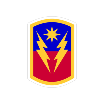 40th Infantry Brigade Combat Team SSI (U.S. Army) REVERSE PRINT Transparent STICKER-3" × 3"-The Sticker Space