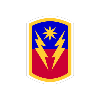 40th Infantry Brigade Combat Team SSI (U.S. Army) REVERSE PRINT Transparent STICKER-4" × 4"-The Sticker Space