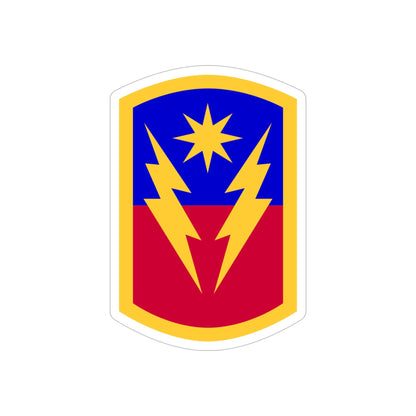 40th Infantry Brigade Combat Team SSI (U.S. Army) REVERSE PRINT Transparent STICKER-5" × 5"-The Sticker Space