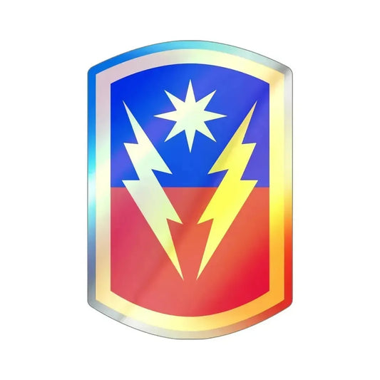 40th Infantry Brigade Combat Team SSI (U.S. Army) Holographic STICKER Die-Cut Vinyl Decal 6 Inch Holographic - The Sticker Space