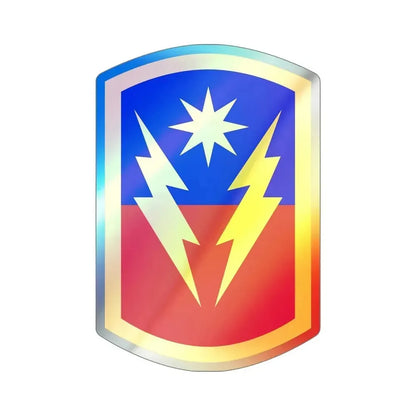 40th Infantry Brigade Combat Team SSI (U.S. Army) Holographic STICKER Die-Cut Vinyl Decal 6 Inch Holographic - The Sticker Space