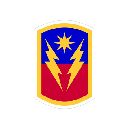 40th Infantry Brigade Combat Team SSI (U.S. Army) REVERSE PRINT Transparent Die-Cut STICKER - The Sticker Space