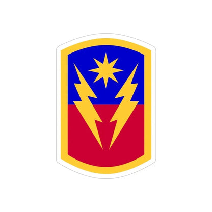 40th Infantry Brigade Combat Team SSI (U.S. Army) REVERSE PRINT Transparent Die-Cut STICKER - The Sticker Space