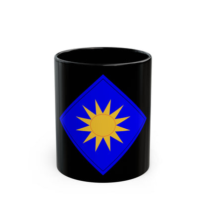 40th Infantry Division CSIB (U.S. Army) Black Coffee Mug-11oz-The Sticker Space