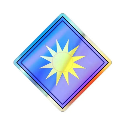 40th Infantry Division CSIB (U.S. Army) Holographic STICKER Die-Cut Vinyl Decal 2 Inch Holographic - The Sticker Space