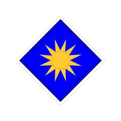 40th Infantry Division CSIB (U.S. Army) Transparent STICKER Die-Cut Vinyl Decal 3 Inch - The Sticker Space