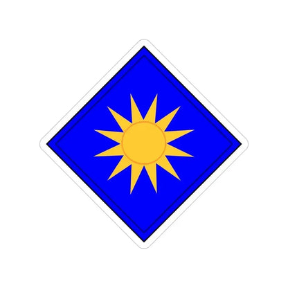 40th Infantry Division CSIB (U.S. Army) Transparent STICKER Die-Cut Vinyl Decal 4 Inch - The Sticker Space