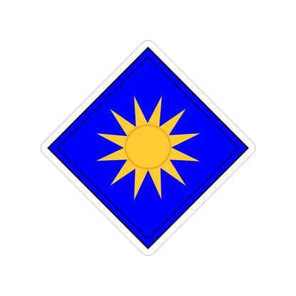 40th Infantry Division CSIB (U.S. Army) Transparent STICKER Die-Cut Vinyl Decal 5 Inch - The Sticker Space