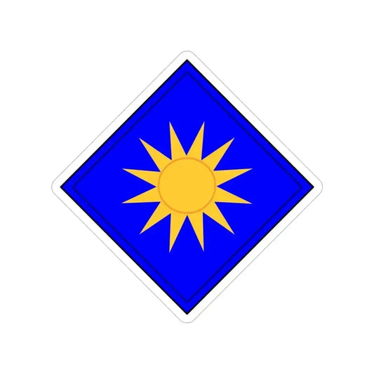 40th Infantry Division CSIB (U.S. Army) Transparent STICKER Die-Cut Vinyl Decal 6 Inch - The Sticker Space