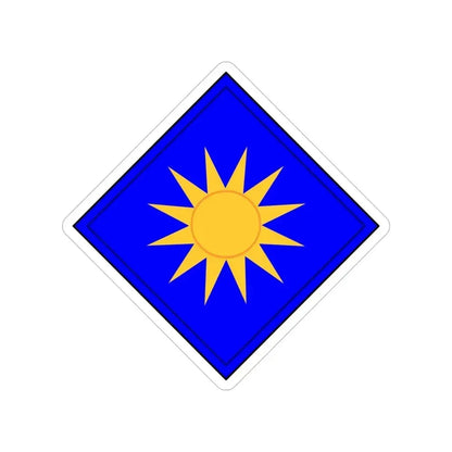 40th Infantry Division CSIB (U.S. Army) Transparent STICKER Die-Cut Vinyl Decal 6 Inch - The Sticker Space