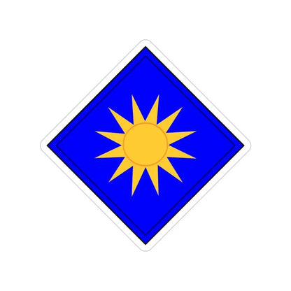 40th Infantry Division CSIB (U.S. Army) Transparent STICKER Die-Cut Vinyl Decal - The Sticker Space