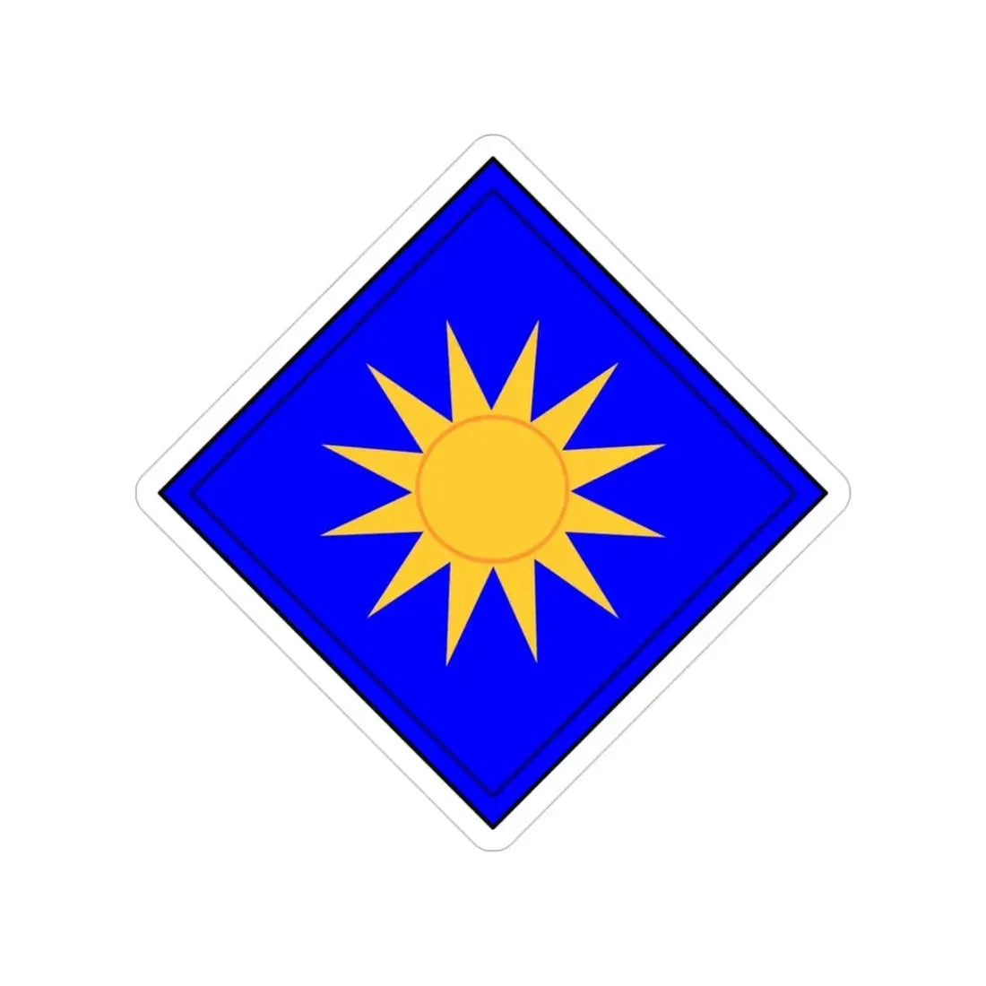 40th Infantry Division CSIB (U.S. Army) Transparent STICKER Die-Cut Vinyl Decal - The Sticker Space