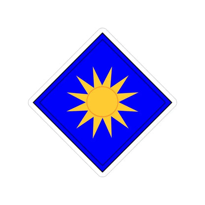 40th Infantry Division CSIB (U.S. Army) Transparent STICKER Die-Cut Vinyl Decal - The Sticker Space