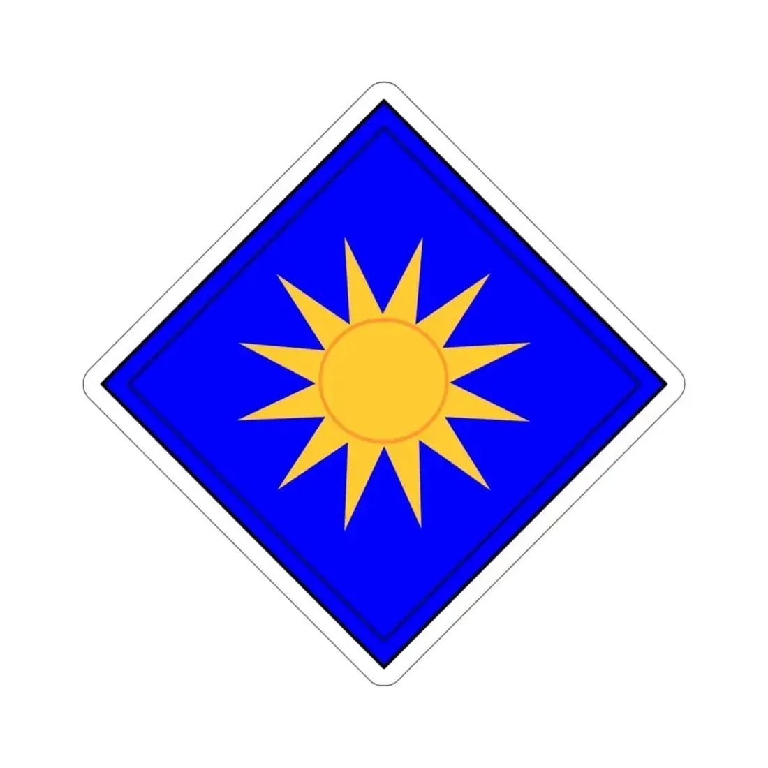40th Infantry Division (U.S. Army) STICKER Vinyl Die-Cut Decal 4 Inch - The Sticker Space
