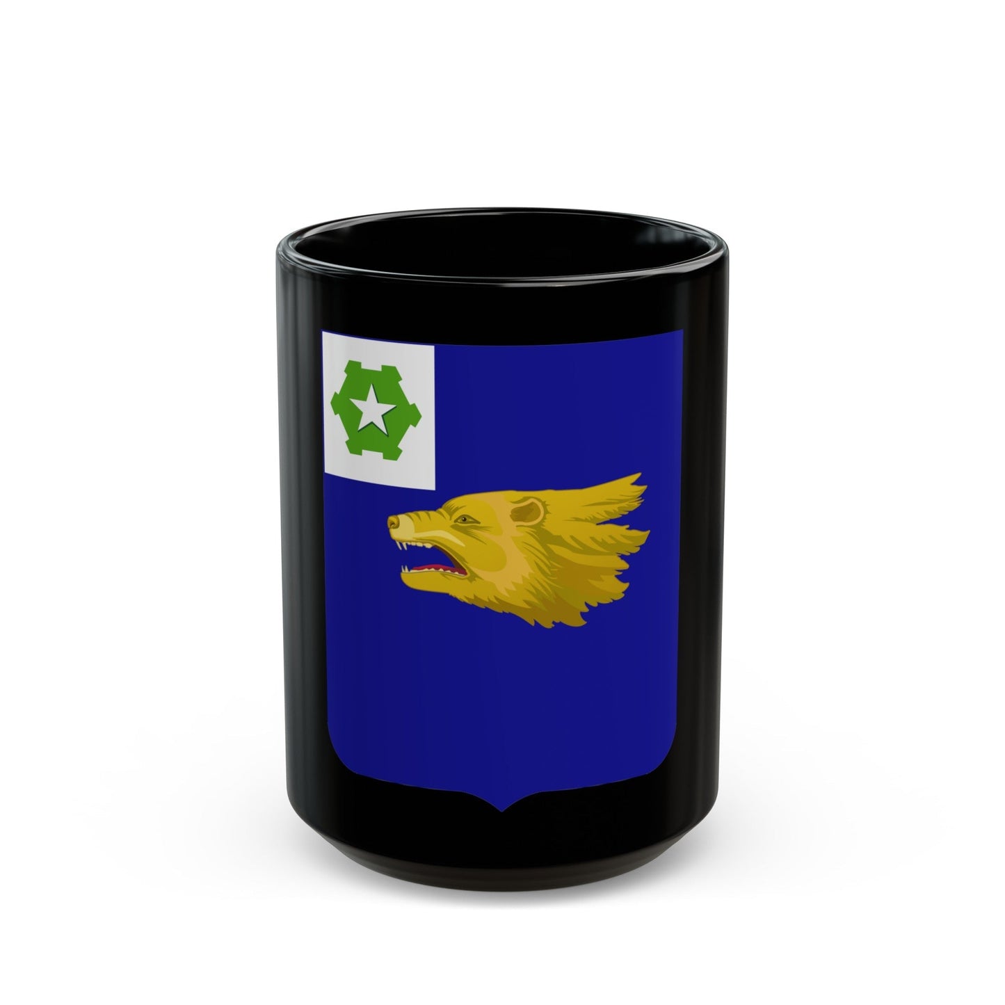 40th Infantry Regiment 2 (U.S. Army) Black Coffee Mug-15oz-The Sticker Space