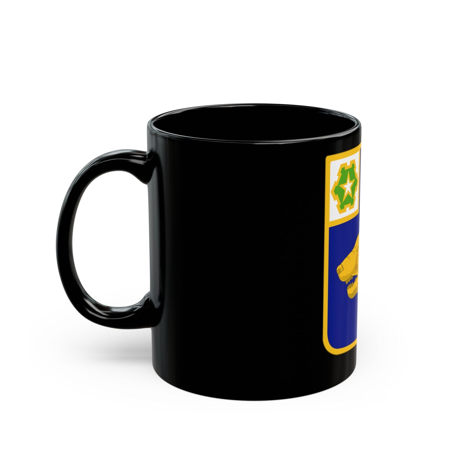 40th Infantry Regiment (U.S. Army) Black Coffee Mug-The Sticker Space