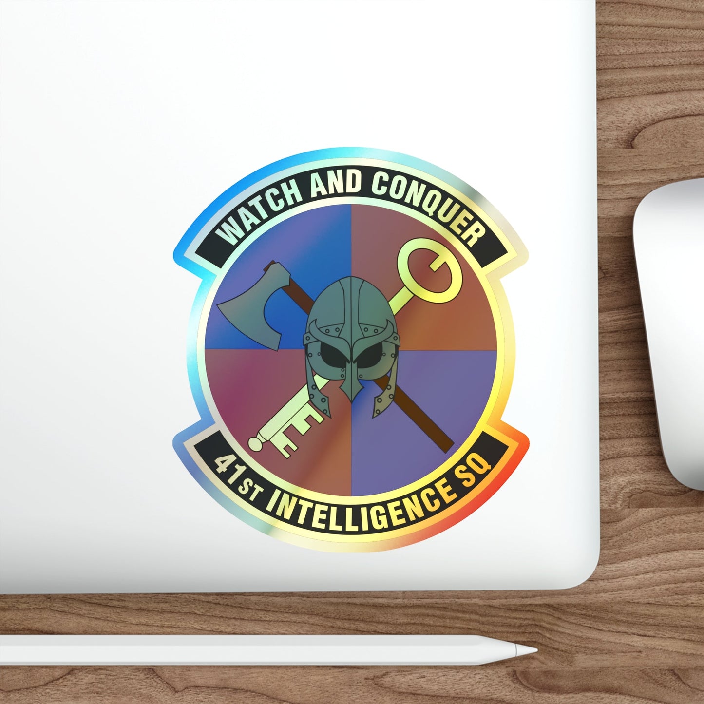 41 Intelligence Squadron ACC (U.S. Air Force) Holographic STICKER Die-Cut Vinyl Decal-The Sticker Space