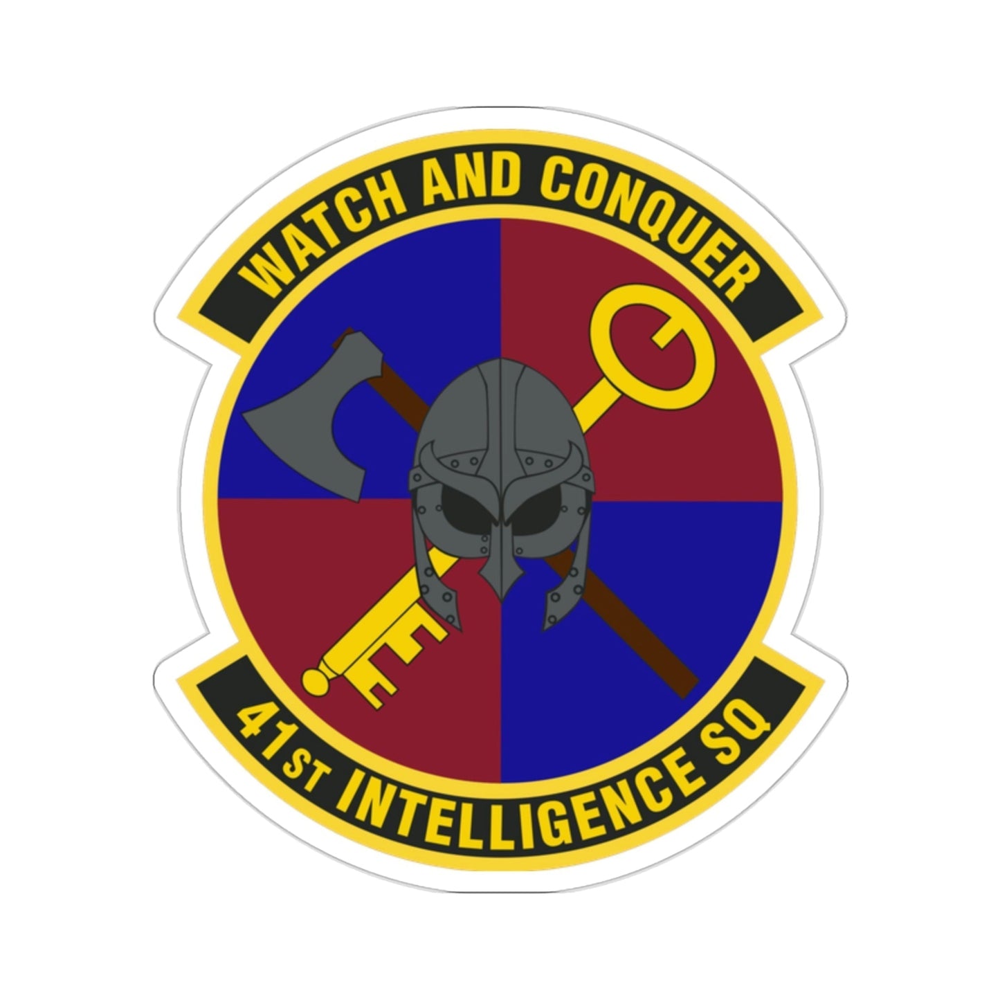 41 Intelligence Squadron ACC (U.S. Air Force) STICKER Vinyl Die-Cut Decal-2 Inch-The Sticker Space