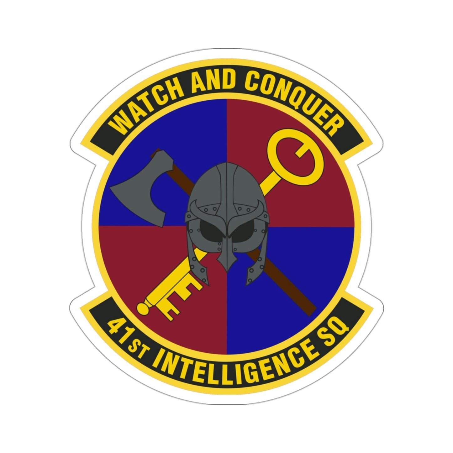 41 Intelligence Squadron ACC (U.S. Air Force) STICKER Vinyl Die-Cut Decal-3 Inch-The Sticker Space