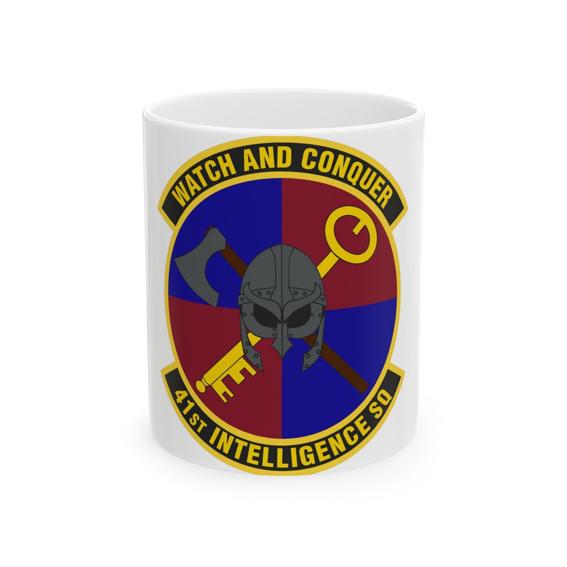 41 Intelligence Squadron ACC (U.S. Air Force) White Coffee Mug-11oz-The Sticker Space